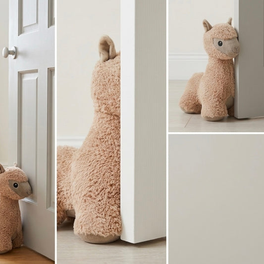 Brown Alpaca Door Stop and Alpaca Gift