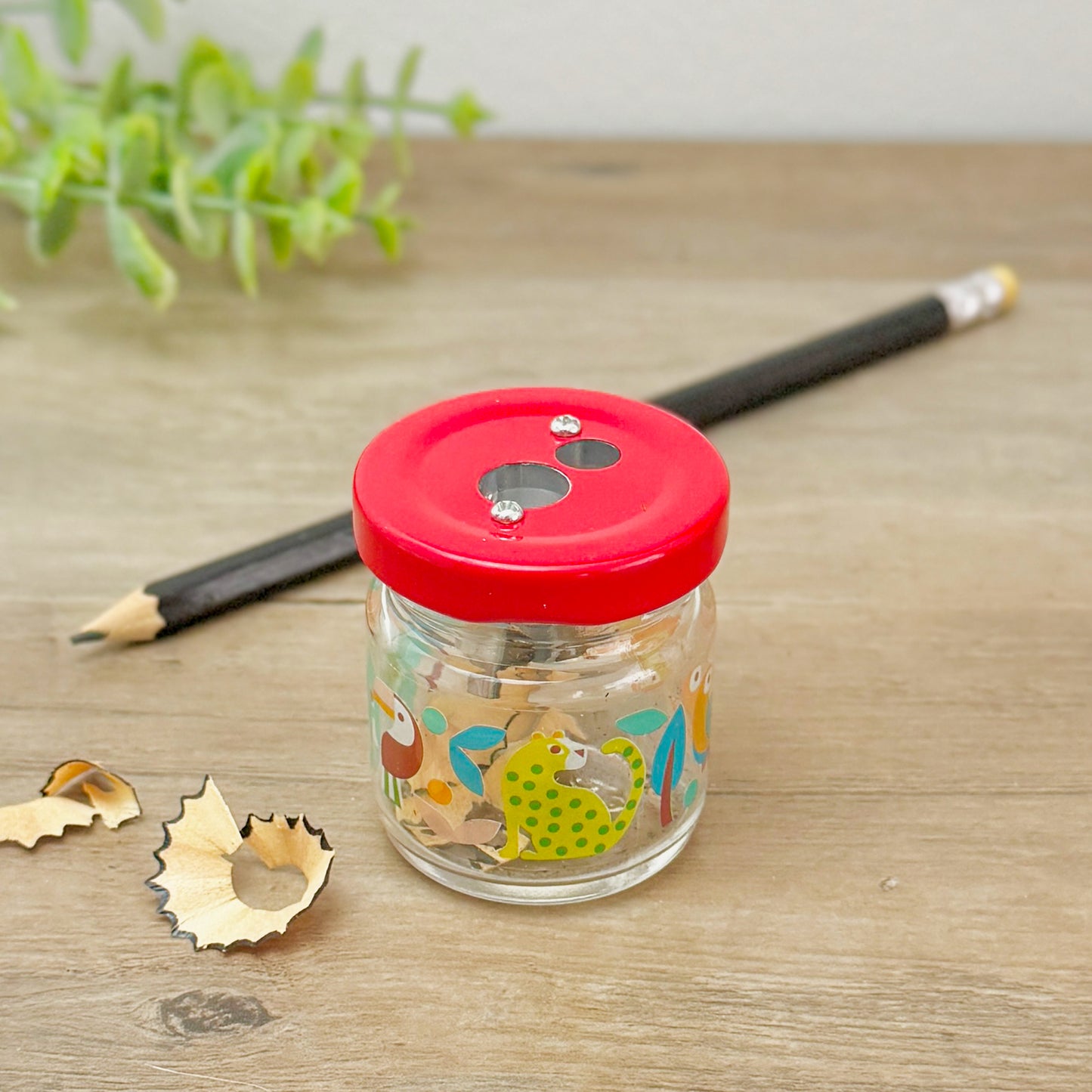 Glass Jar Pencil Sharpener - Back to School Essentials