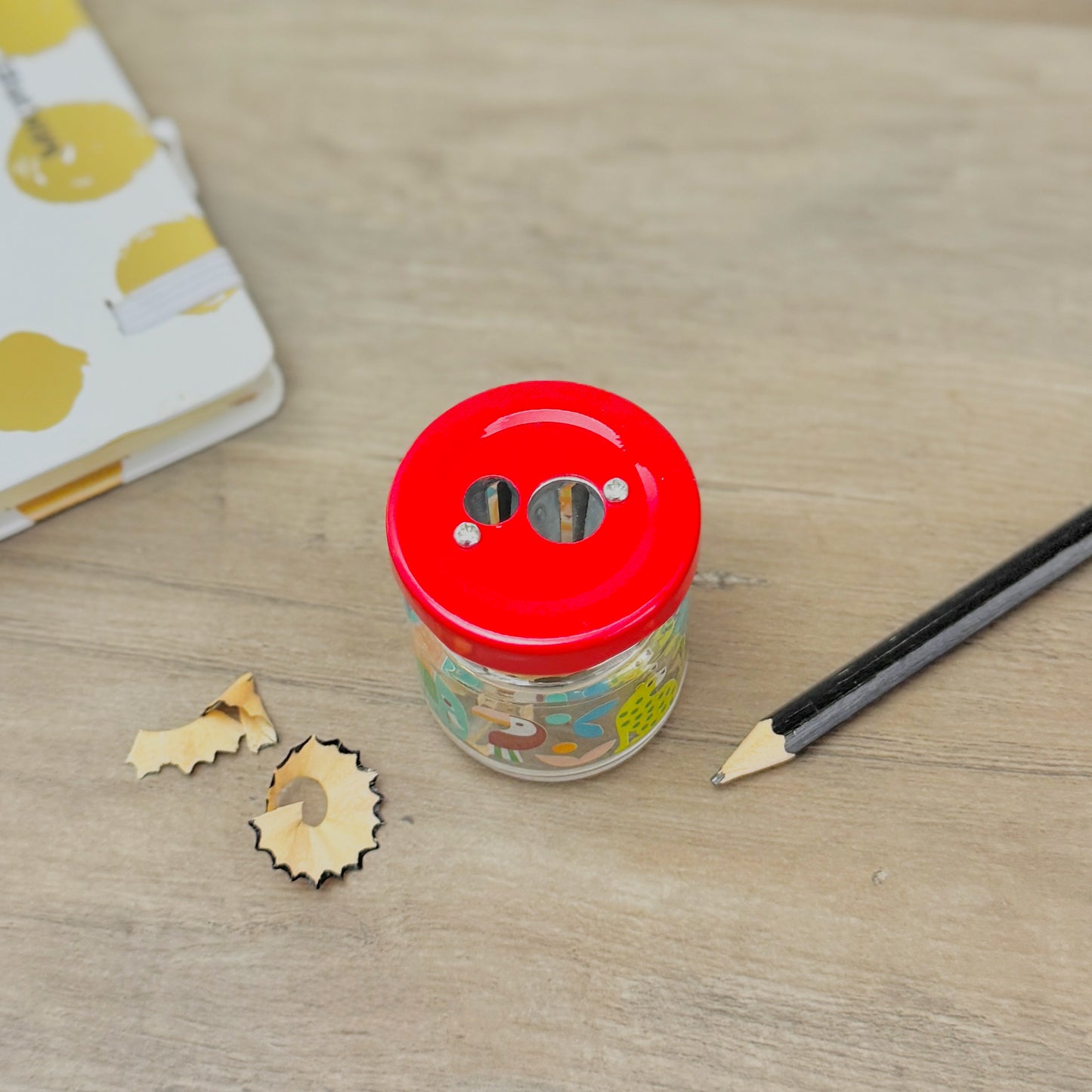 Glass Jar Pencil Sharpener - Back to School Essentials