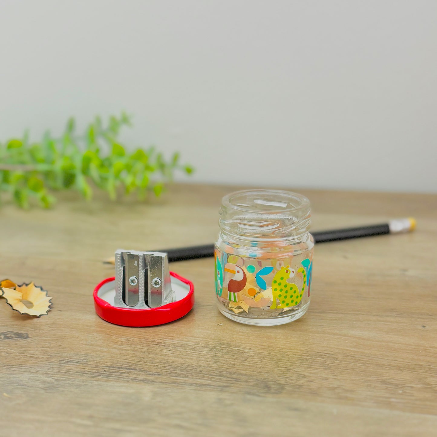 Glass Jar Pencil Sharpener - Back to School Essentials