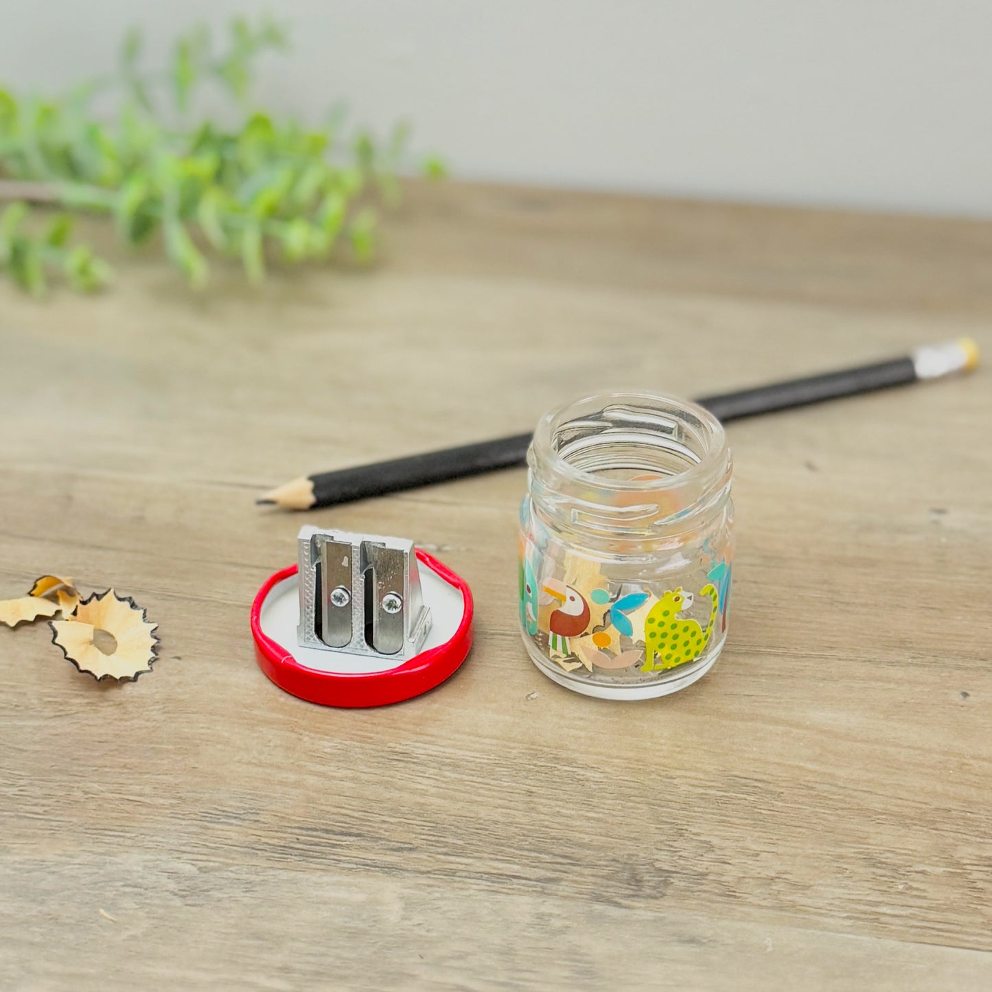 Glass Jar Pencil Sharpener - Back to School Essentials