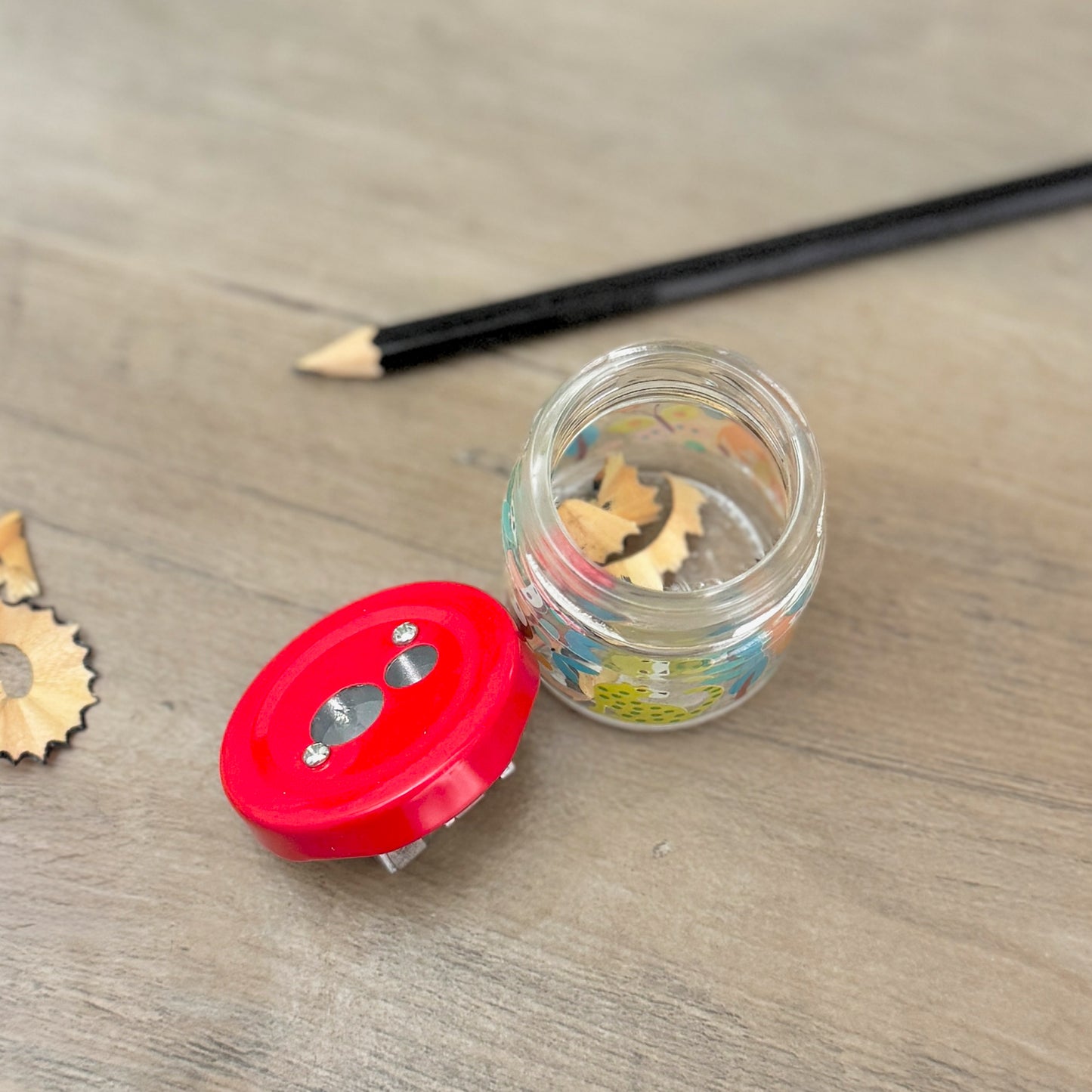 Glass Jar Pencil Sharpener - Back to School Essentials