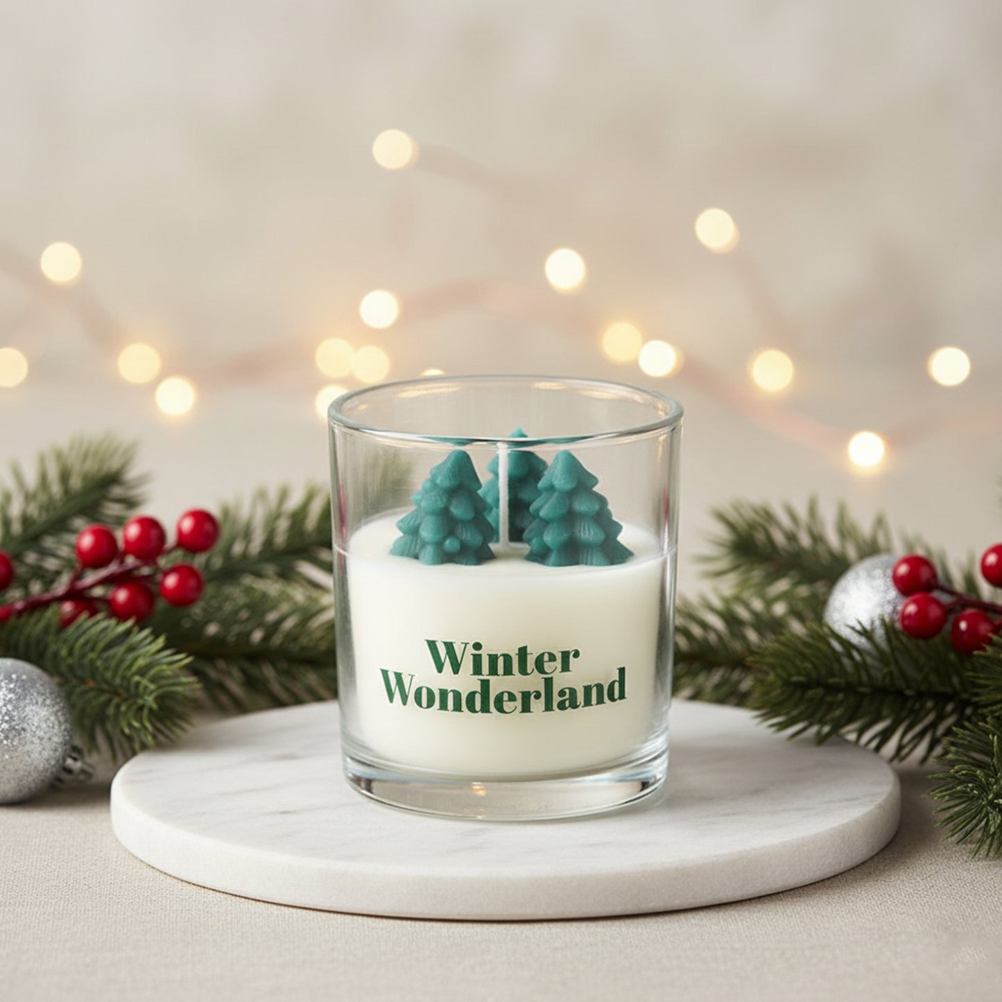 Christmas Tree Gift Candle - Christmas Candle - Secret Santa