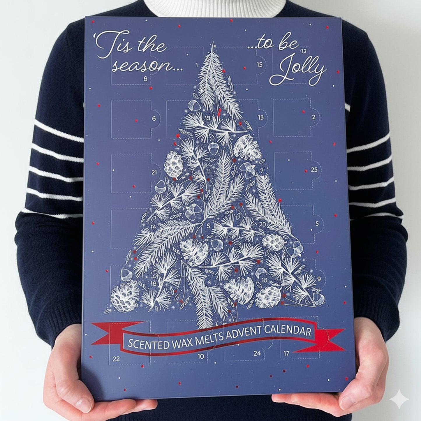Advent Calendar with Scented Wax Melts - Christmas Countdown Calendars