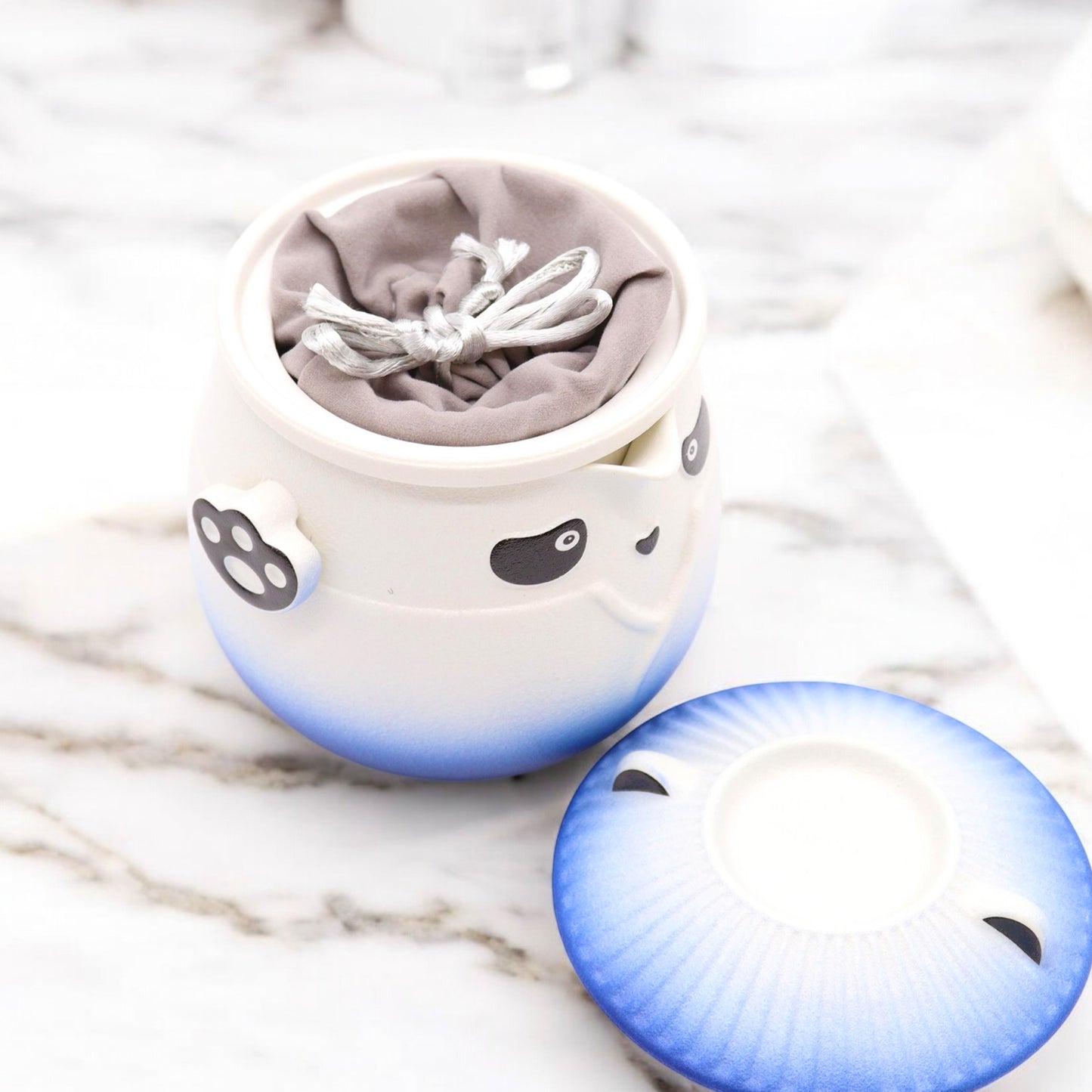 Cute Panda Tea Pot with Tea Cups - Matching Panda Tea Set