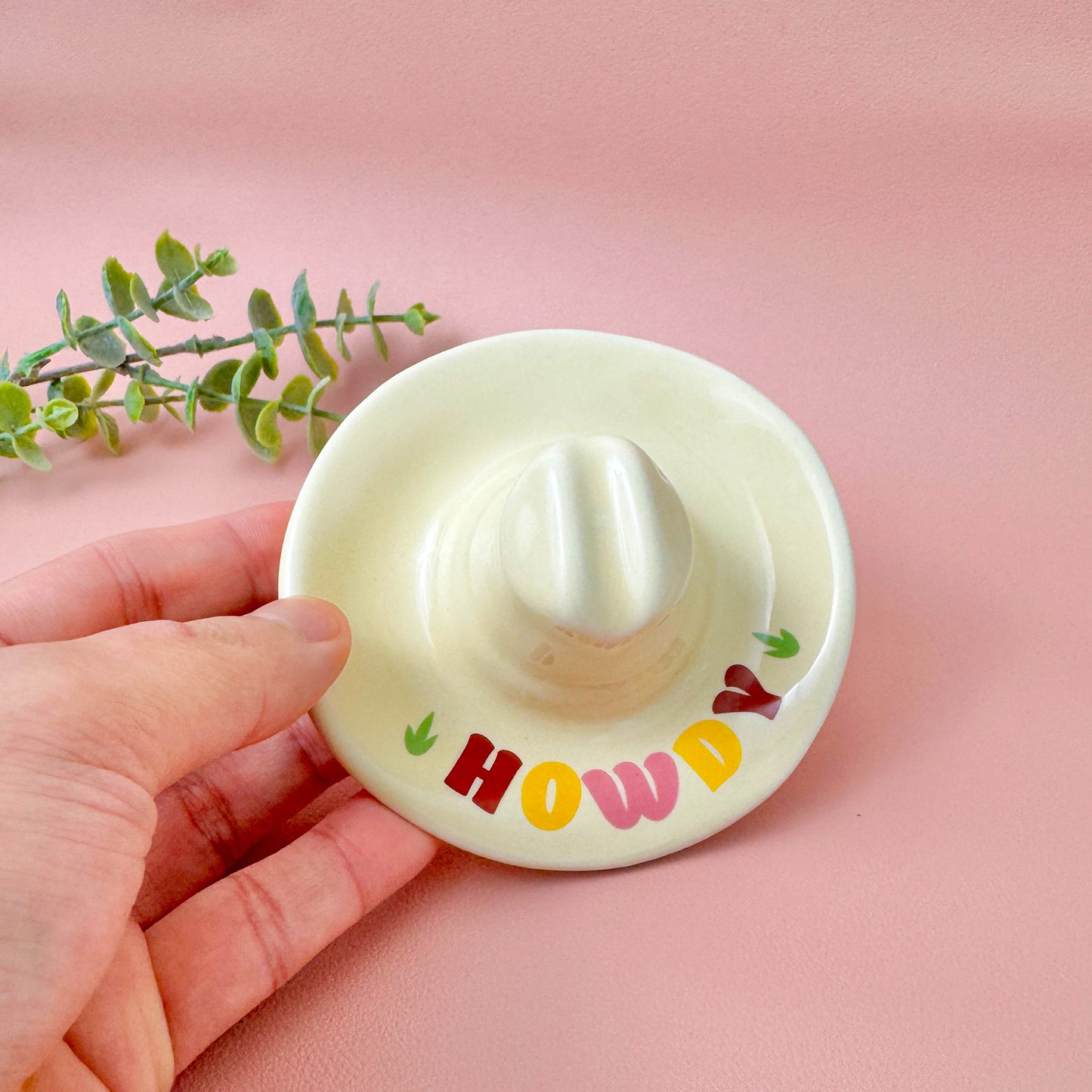 Cowboy Hat Trinket Tray – Western Jewellery Dish and Catchall Tray