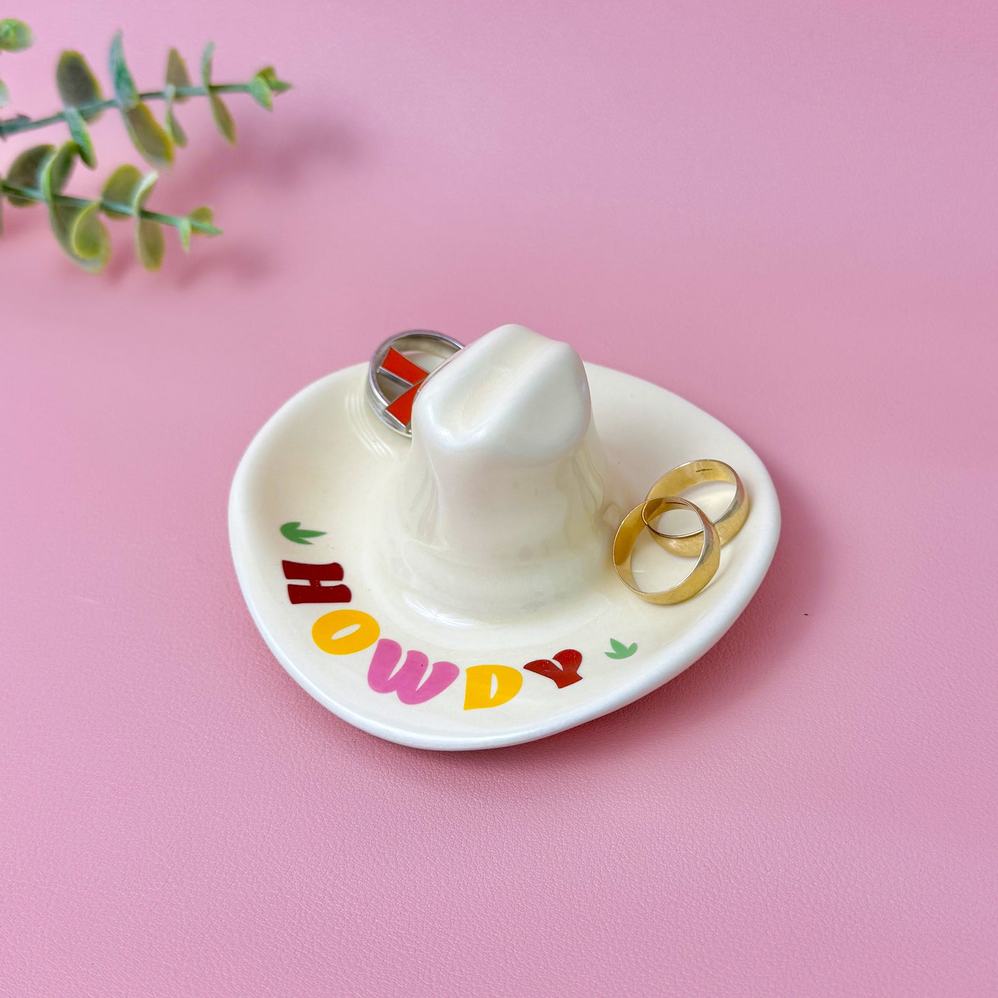 Cowboy Hat Trinket Tray – Western Jewellery Dish and Catchall Tray