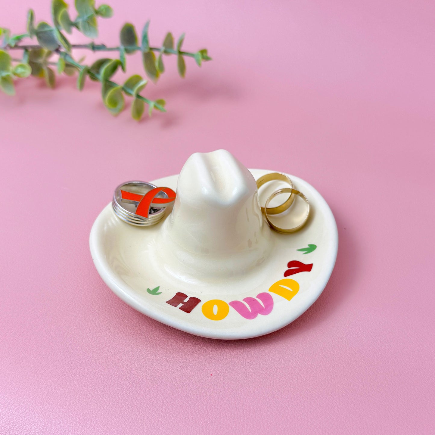 Cowboy Hat Trinket Tray – Western Jewellery Dish and Catchall Tray