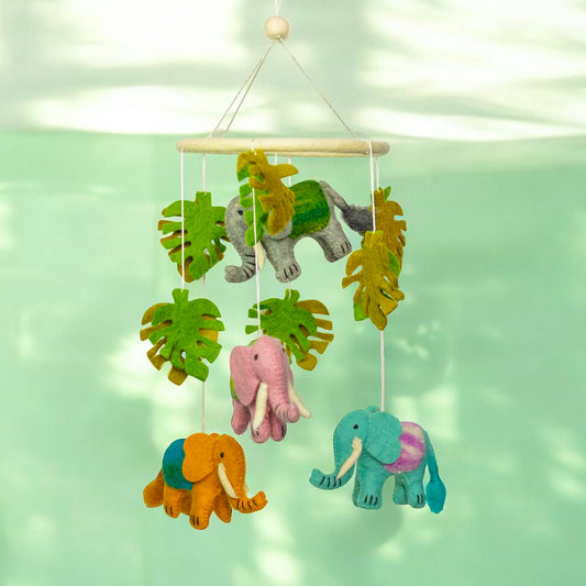 Handmade Felt Baby Cot Mobiles – Colourful Nursery Décor & Newborn Gift
