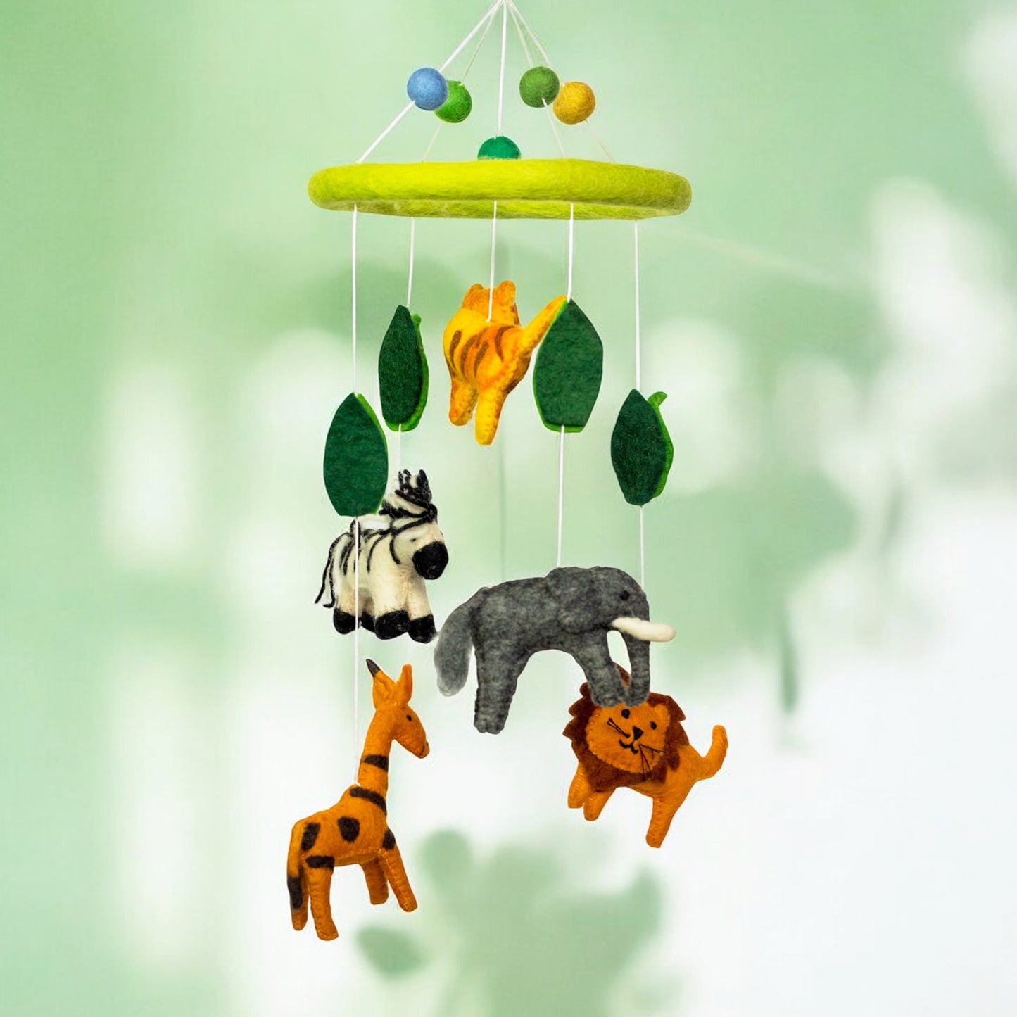 Handmade Felt Baby Cot Mobiles – Colourful Nursery Décor & Newborn Gift