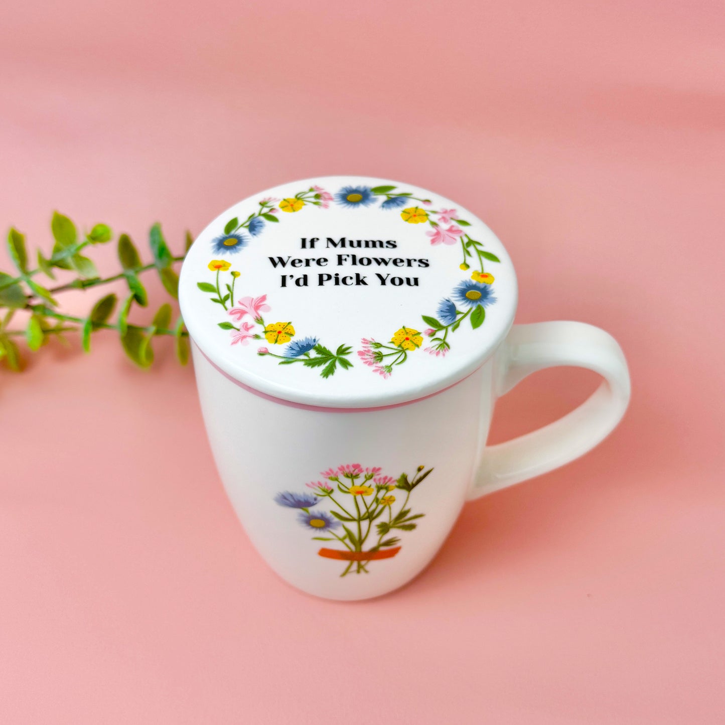 Floral Mug and Coaster Gift Set for Mum – “If Mums Were Flowers, I’d Pick You”