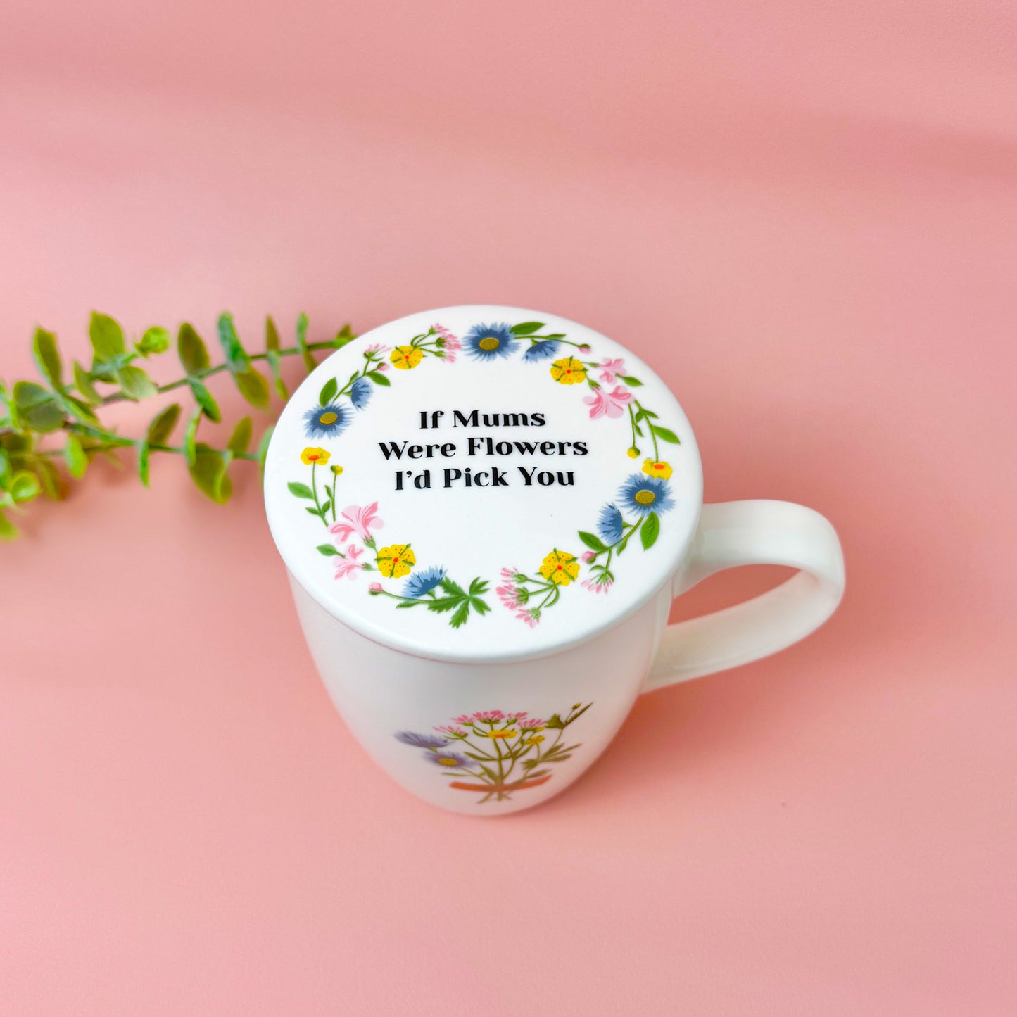 Floral Mug and Coaster Gift Set for Mum – “If Mums Were Flowers, I’d Pick You”