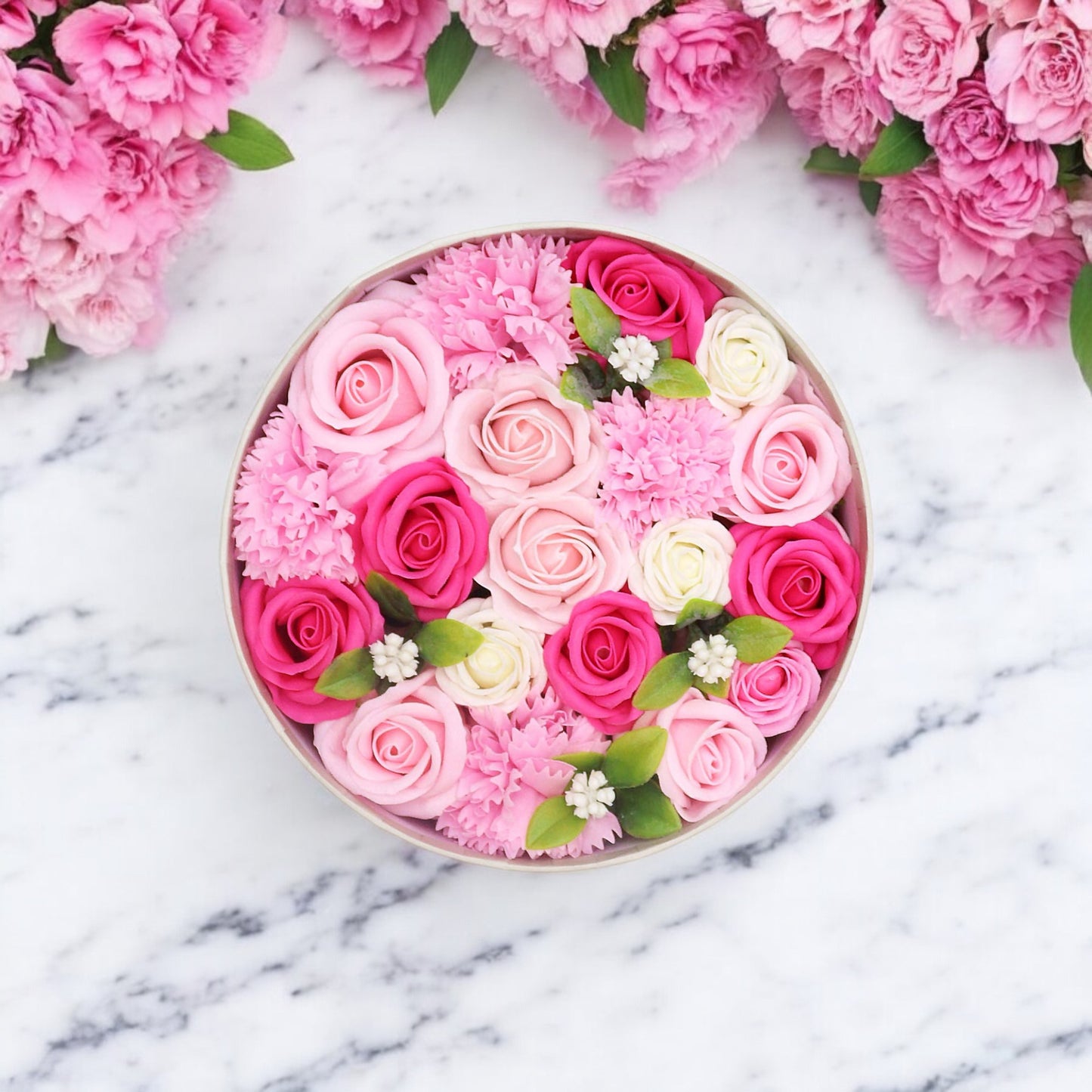 Soap Flower Bath Bomb Gift Set - Anniversary Gift - Mother's Day Gift
