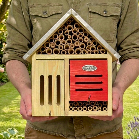 Large Wooden Insect and Bee Hotel - Garden Bug Hotel