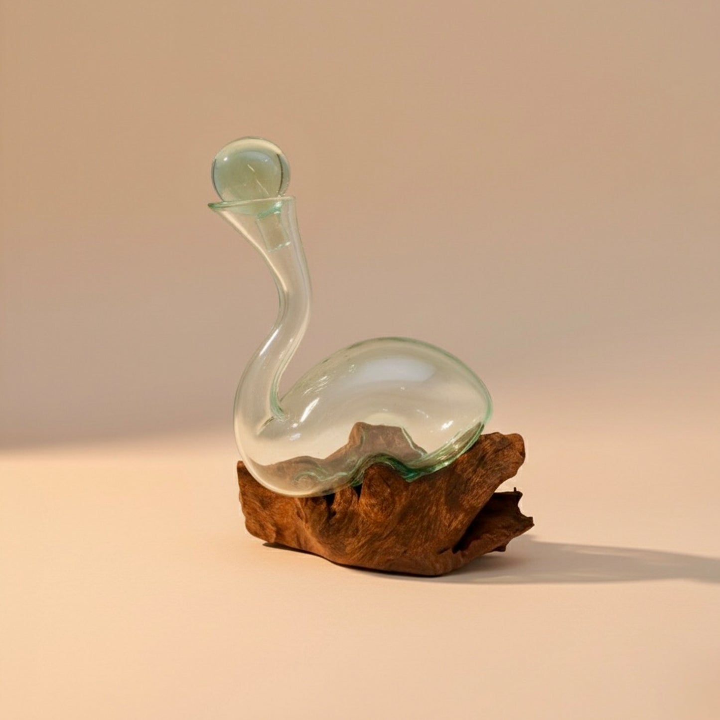 Handmade Molten Glass Whisky Decanter - Father's Day Gift for Dad