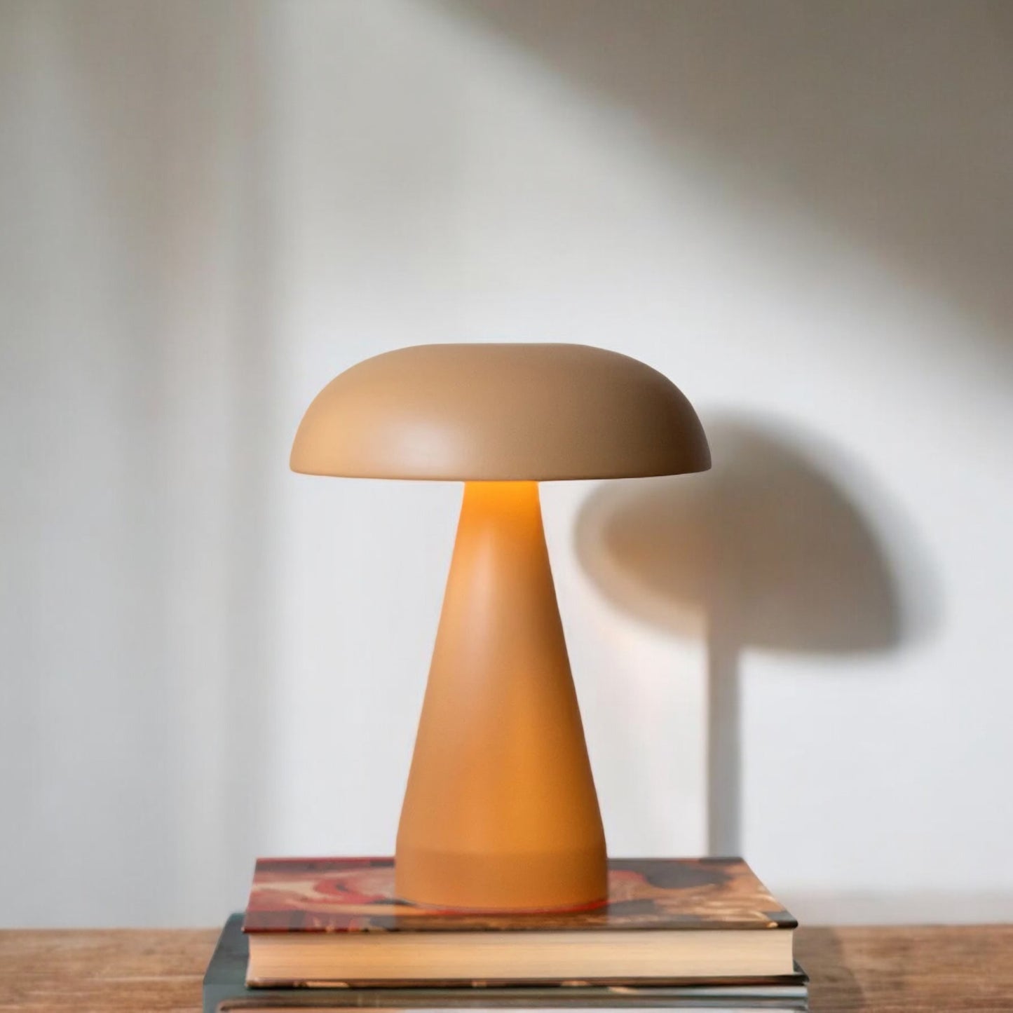 Portable Mushroom Lamp – Dimmable Touch Control Lamp for Camping - Cordless Lamp