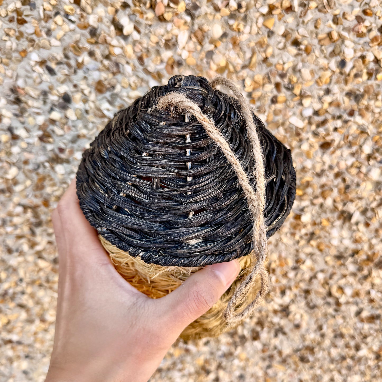 Rattan Bird House – Natural Garden Nesting Box & Gift for Gardeners