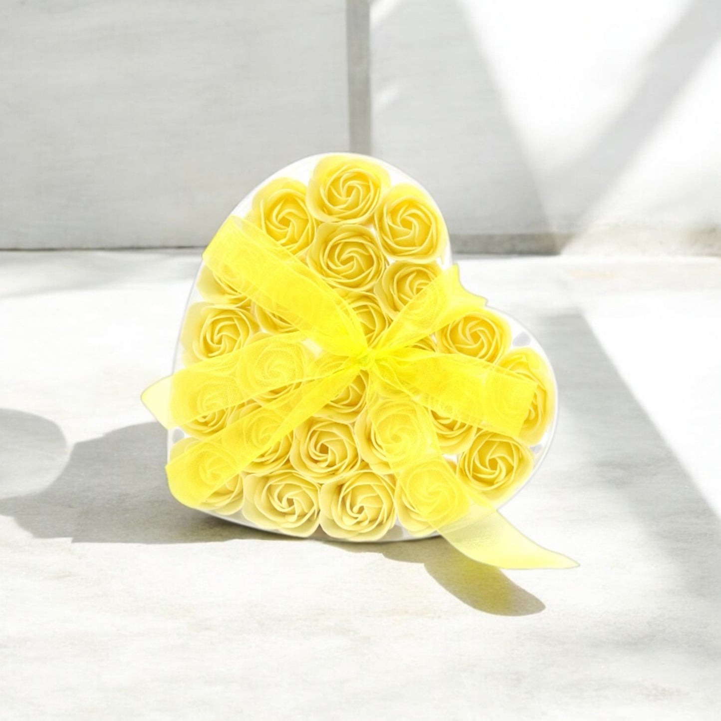 Heart-Shaped Soap Flower Bath Set – Romantic Valentine’s Day Gift for Her