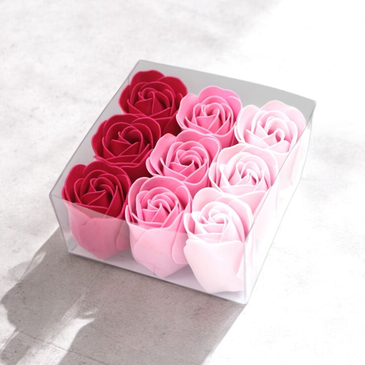 Romantic Rose Soap Flower Gift Set – Handmade Bath Bomb Flowers in Gift Box