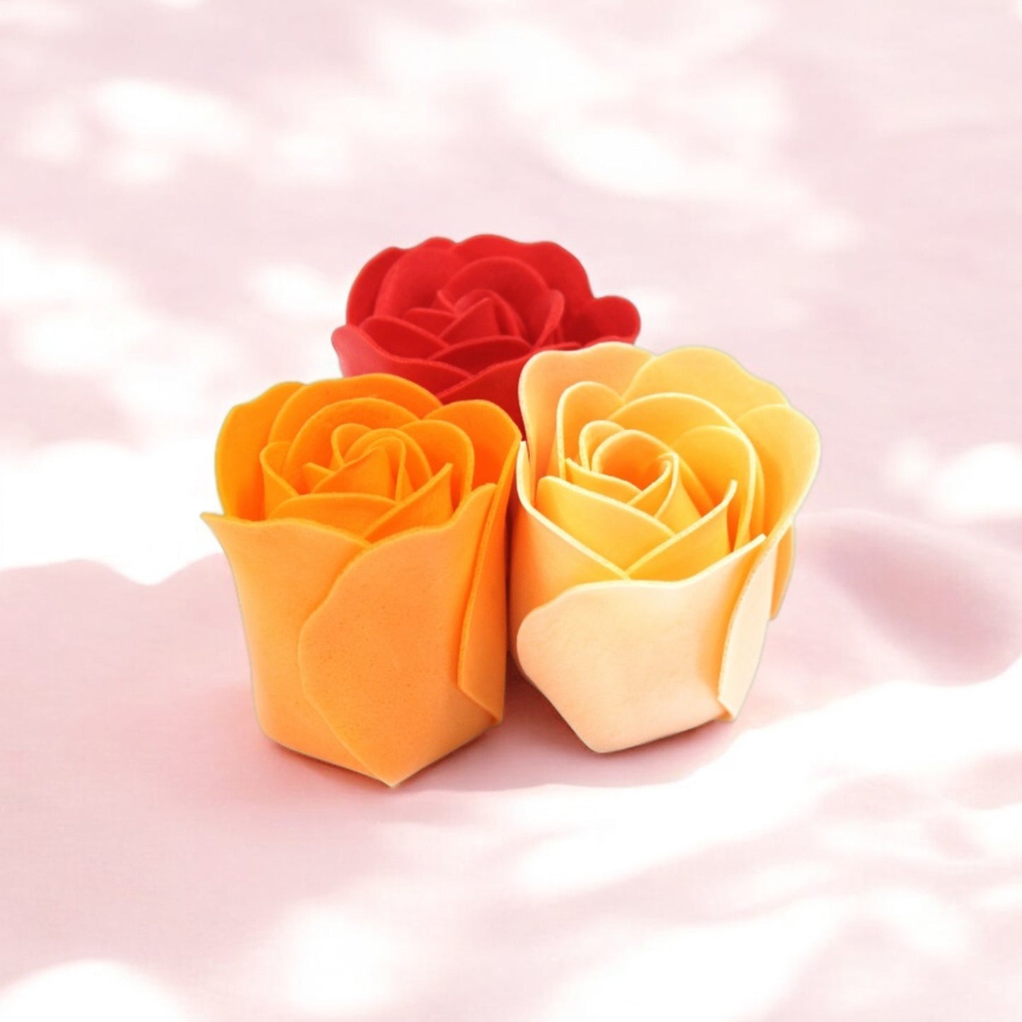 Romantic Rose Soap Flower Gift Set – Handmade Bath Bomb Flowers in Gift Box