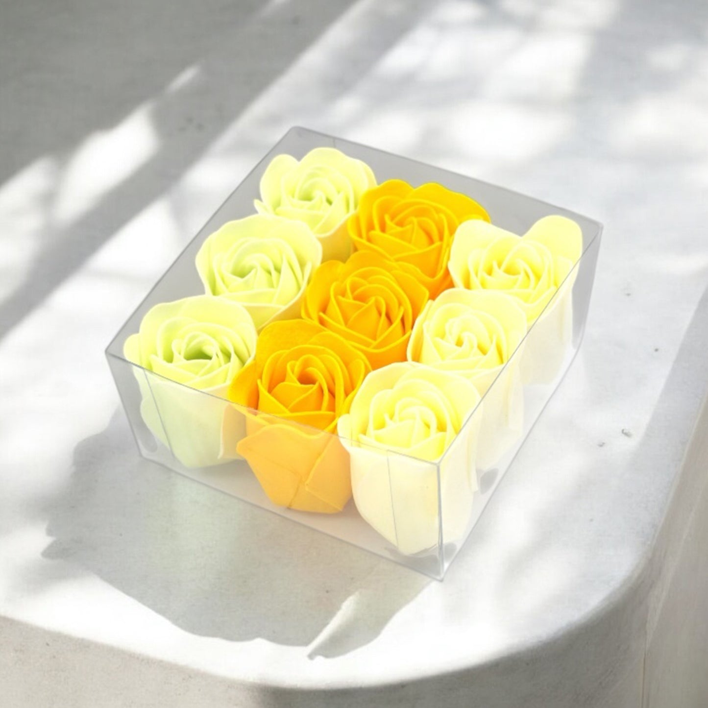 Romantic Rose Soap Flower Gift Set – Handmade Bath Bomb Flowers in Gift Box