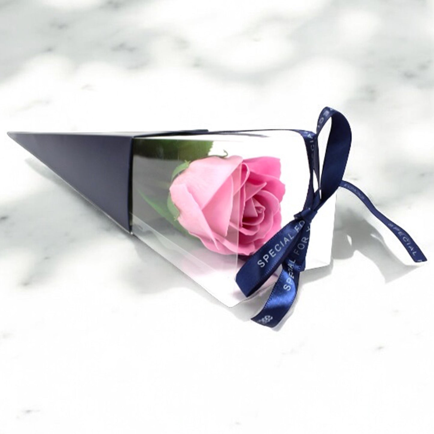 Single Red Rose Bath Bomb - Romantic Gift for Her