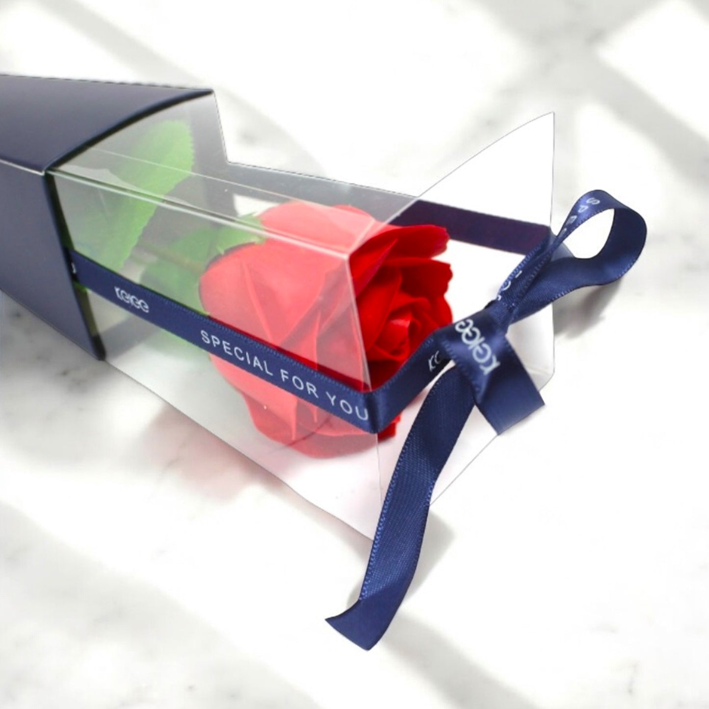 Single Red Rose Bath Bomb - Romantic Gift for Her