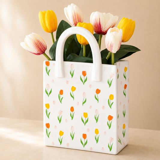 Bag Shaped Tulip Flower Vase - Flower Gifts
