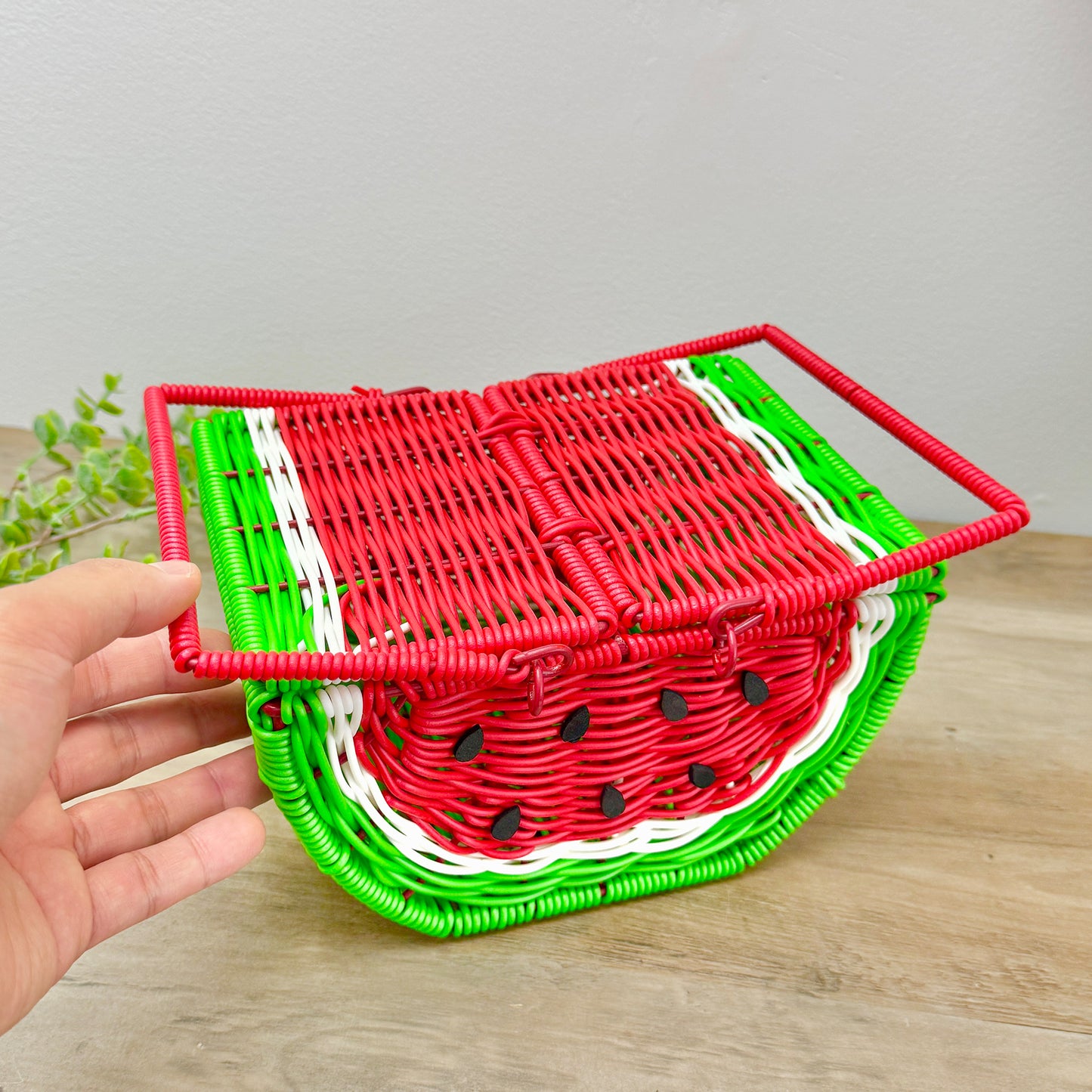 Watermelon Picnic Basket - Summer Picnic Hamper