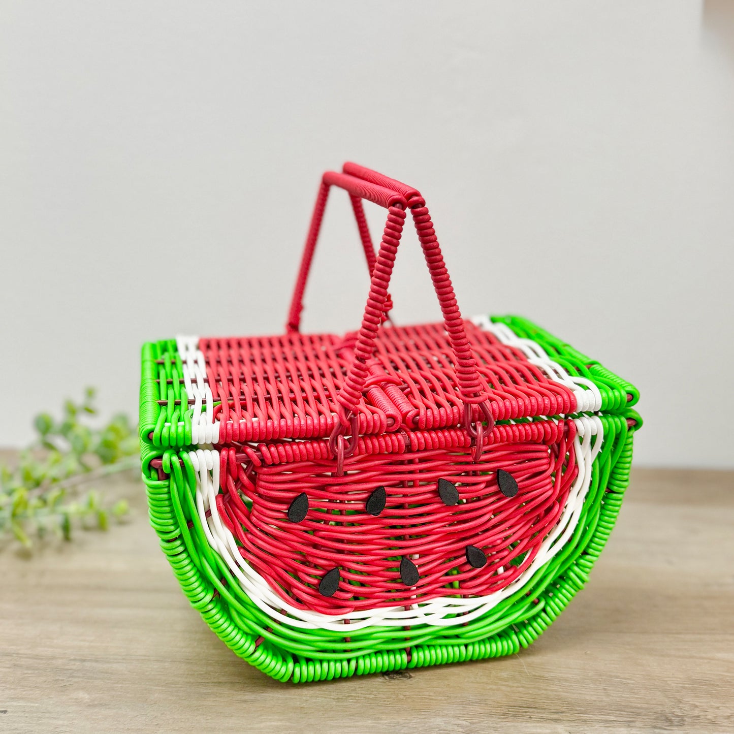 Watermelon Picnic Basket - Summer Picnic Hamper