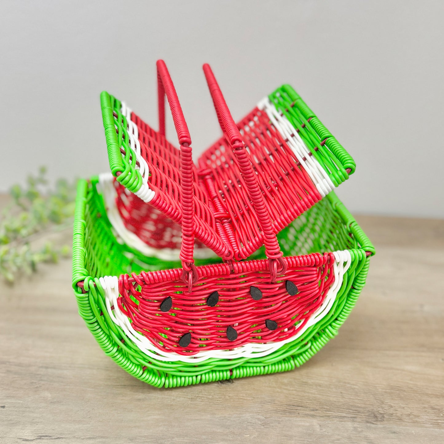 Watermelon Picnic Basket - Summer Picnic Hamper
