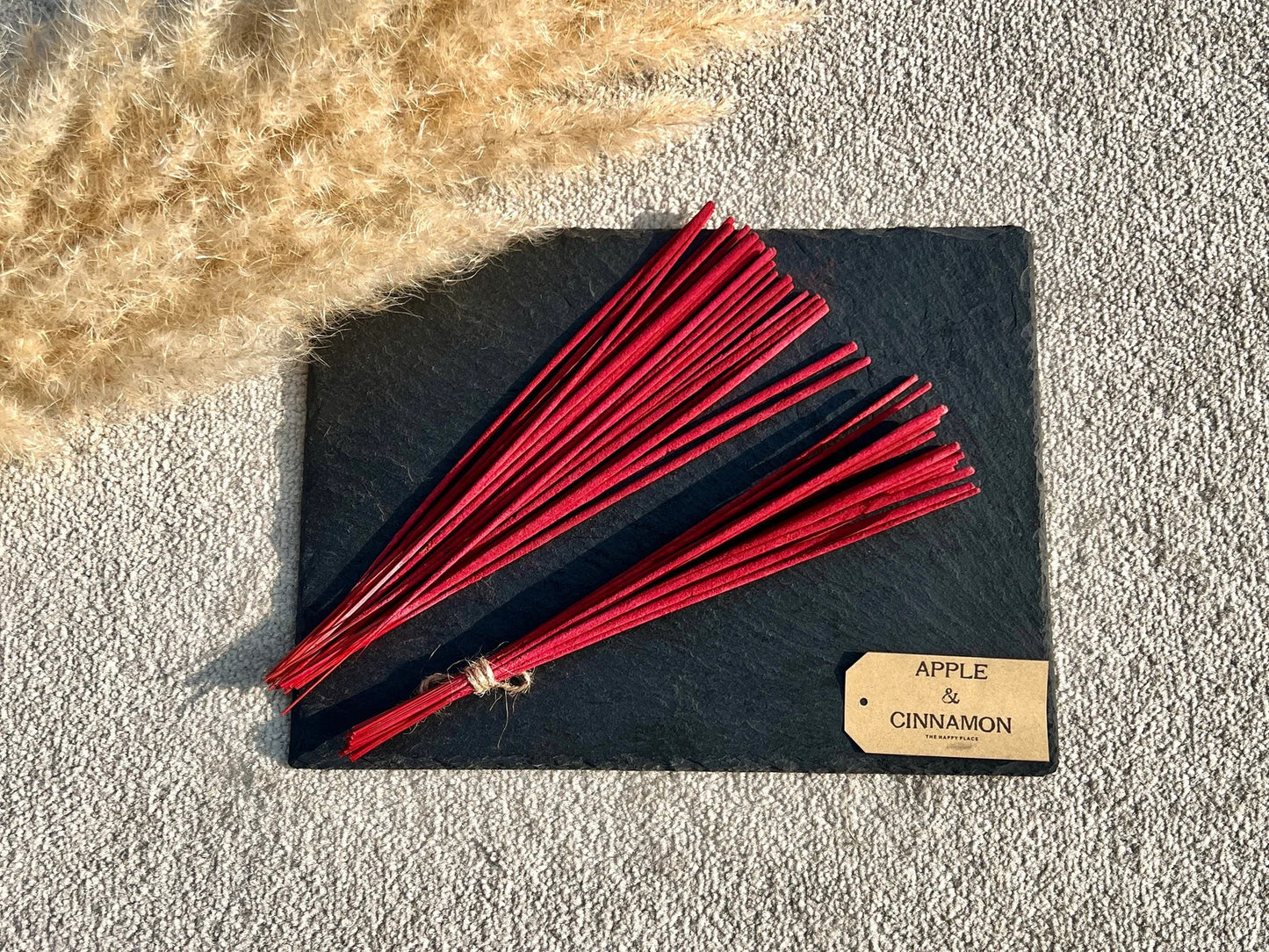 Apple & Cinnamon Incense Sticks - Hand Rolled Incense - Bamboo Incense Sticks