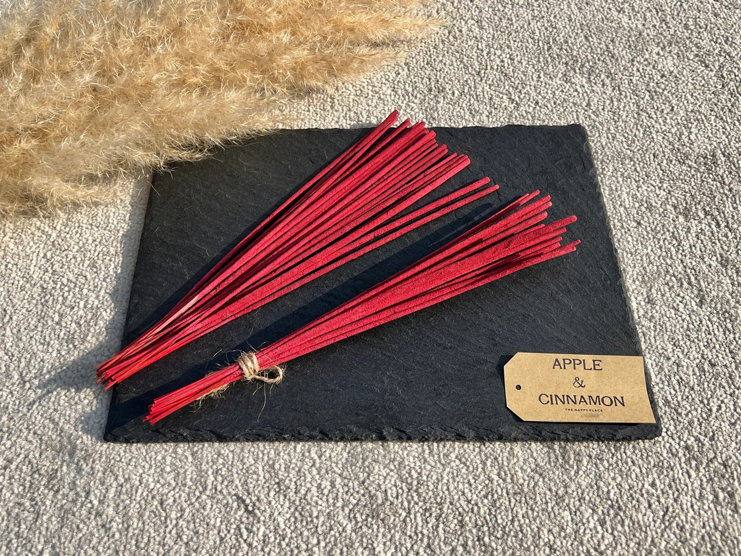 Apple & Cinnamon Incense Sticks - Hand Rolled Incense - Bamboo Incense Sticks