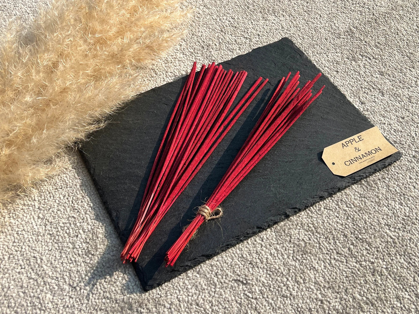 Apple & Cinnamon Incense Sticks - Hand Rolled Incense - Bamboo Incense Sticks