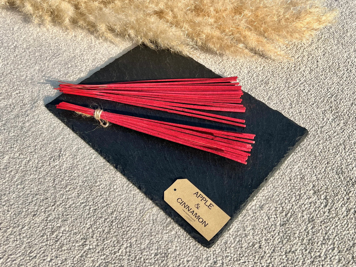Apple & Cinnamon Incense Sticks - Hand Rolled Incense - Bamboo Incense Sticks
