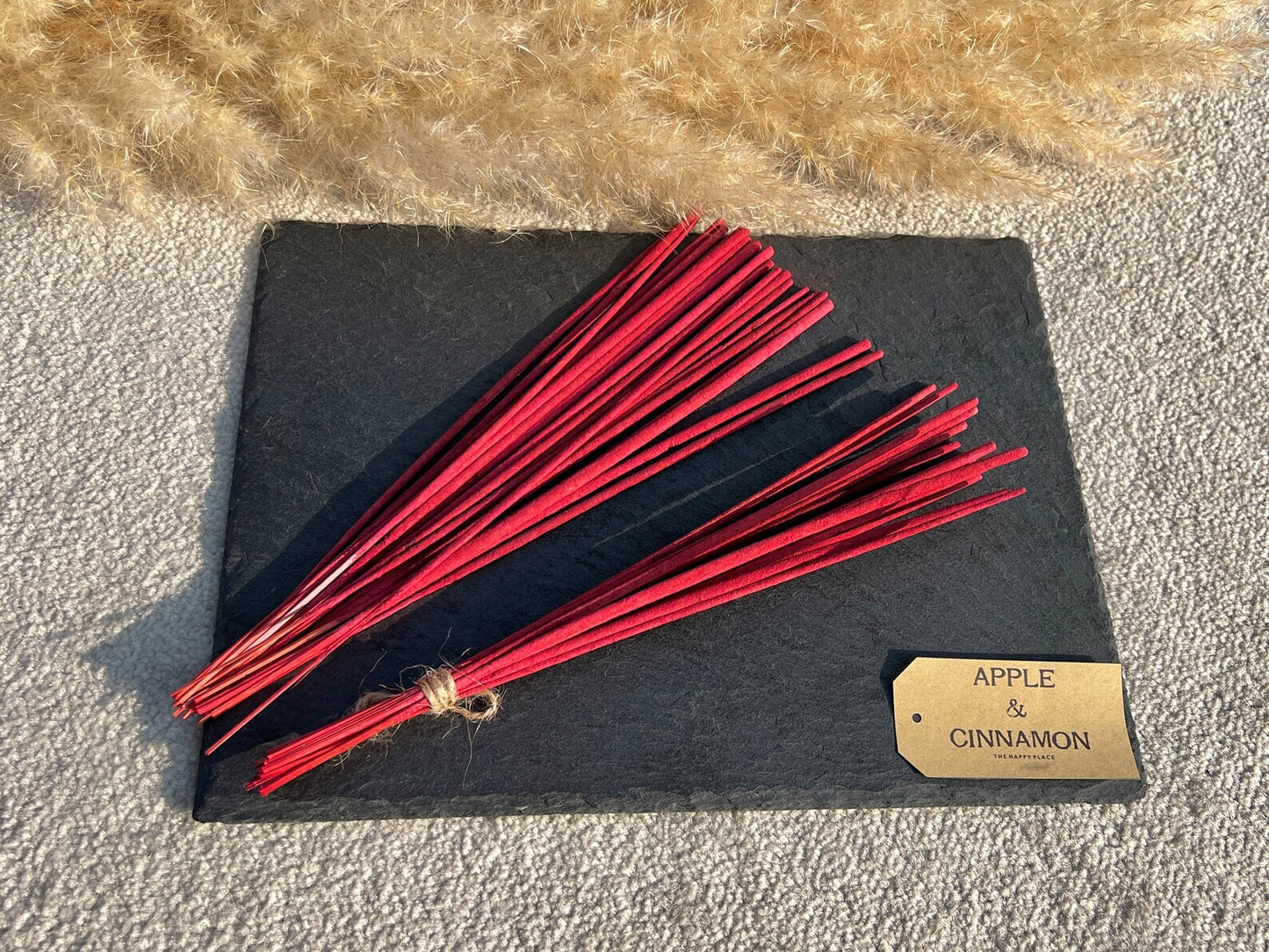 Apple & Cinnamon Incense Sticks - Hand Rolled Incense - Bamboo Incense Sticks