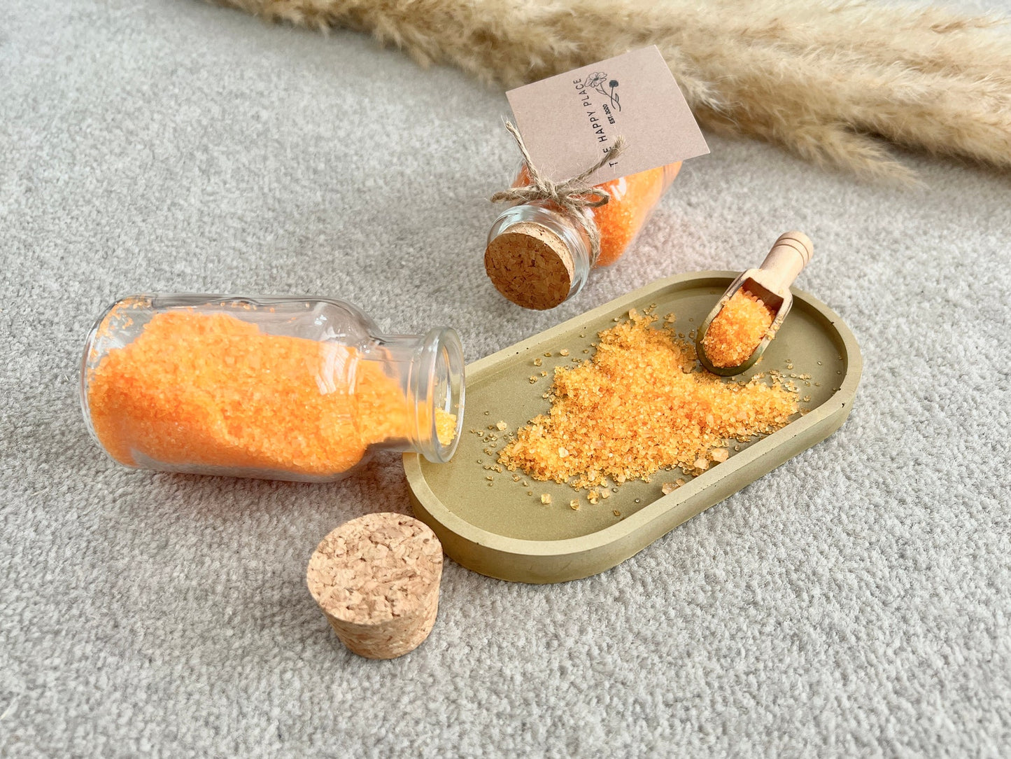 Total Detox Bath Salt in Glass Mason Jar - Home Spa Kit