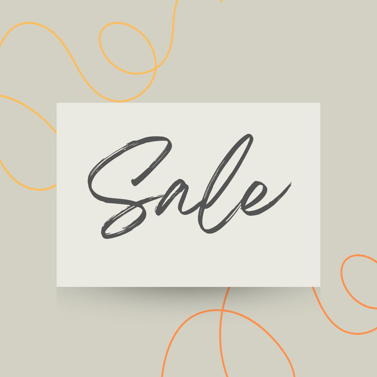 Simple Graphic with a text that reads SALE