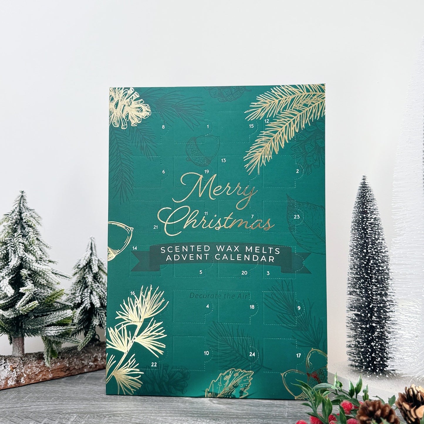 Merry Christmas Wax Melt Advent Calendar - Christmas Countdown - Adult Advent Calendar