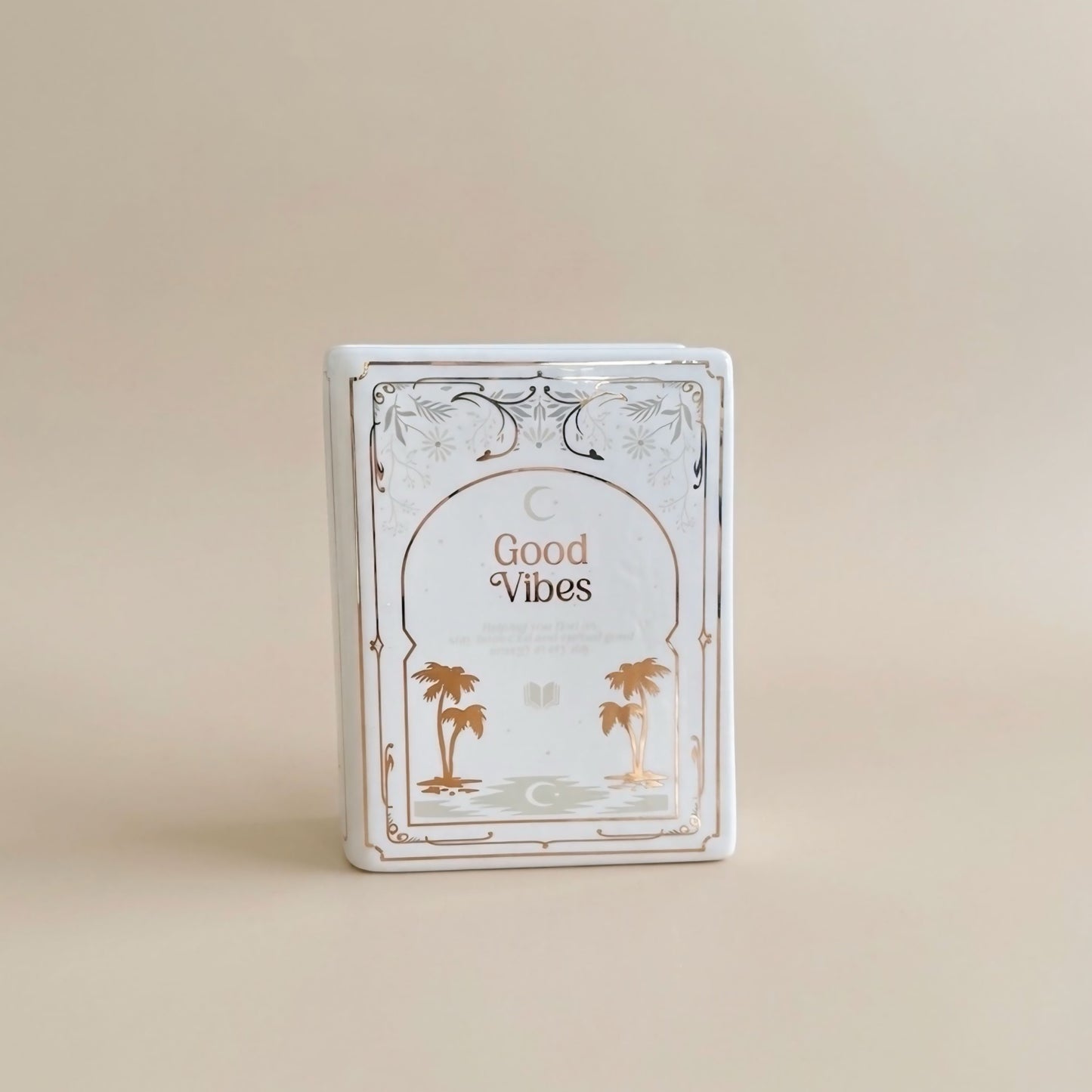 White Book Shaped Flower Vase - Flower Gifts for Mum