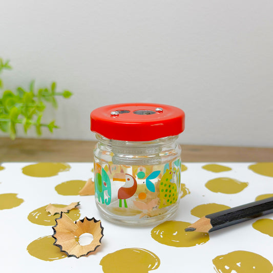 Glass Jar Pencil Sharpener - Back to School Essentials