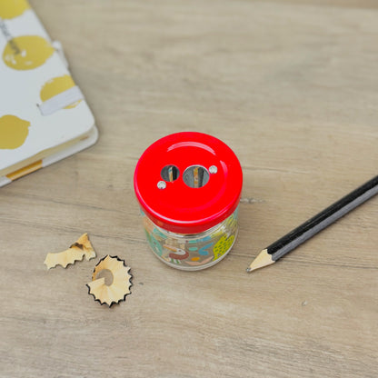 Glass Jar Pencil Sharpener - Back to School Essentials