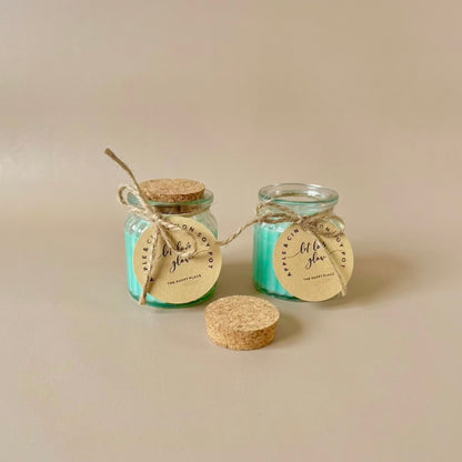 Apple and Cinnamon Soy Wax Candles - Vegan Soy Candles in Glass Pots - Christmas Candles