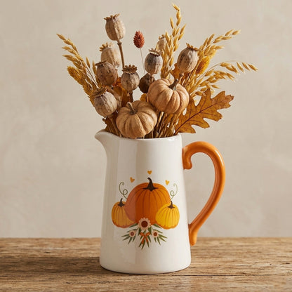 Autumn Pumpkin Flower Vase - Autumn Home Decor