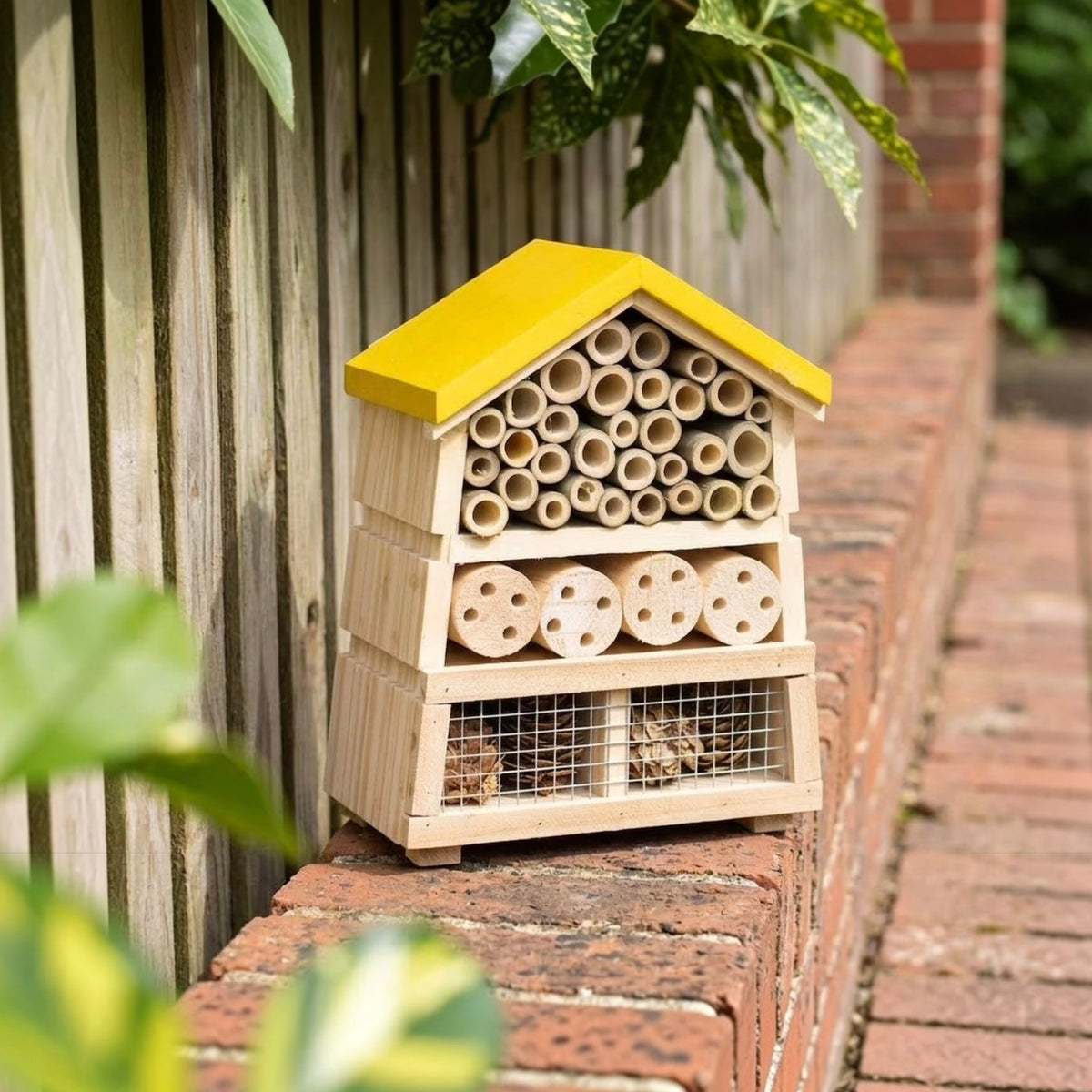 Bumble Bee Insect Hotel and Bee Hotel - Bee Hive Garden Decor