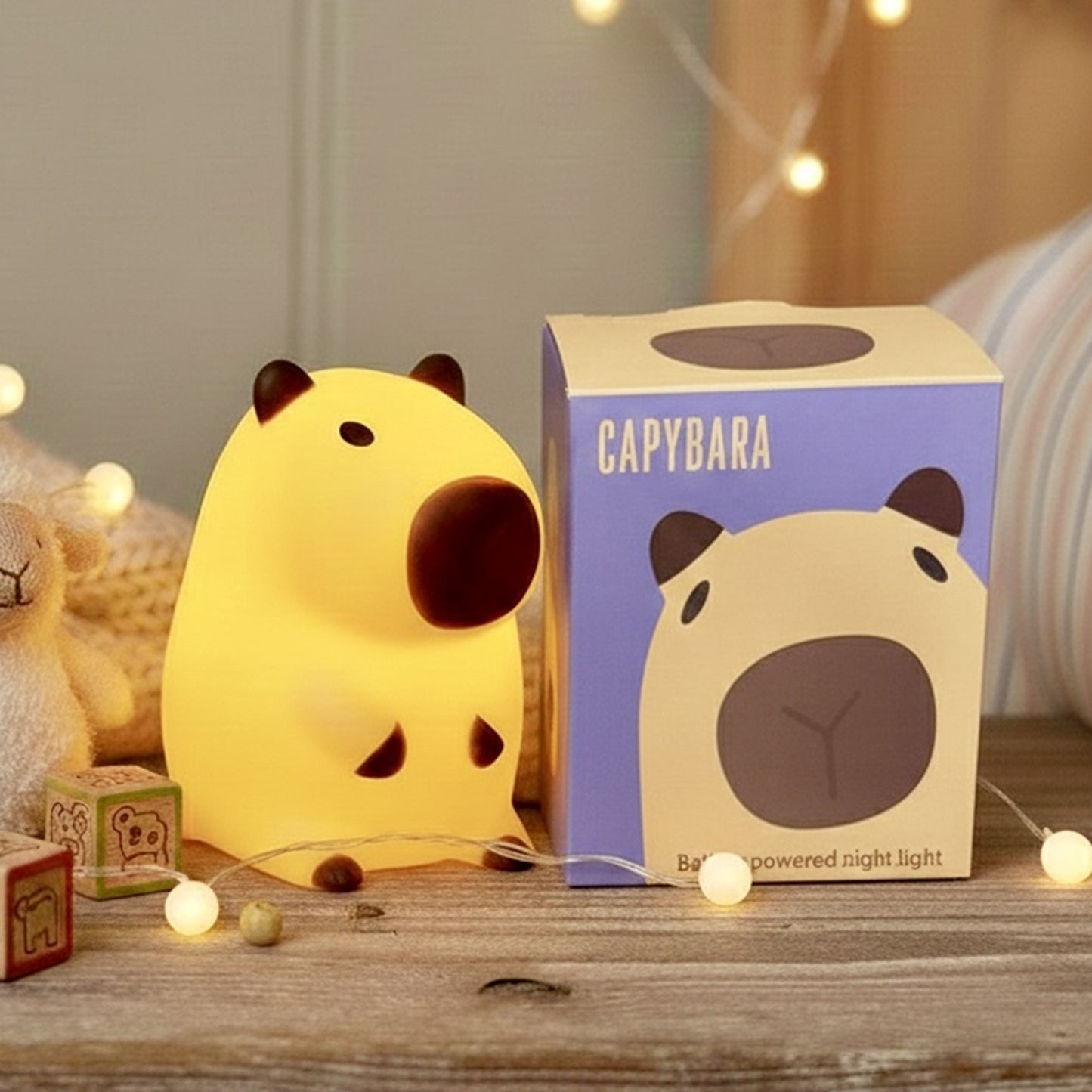 Capybara Bedside Lamp, Night Light and Nursey Lamp