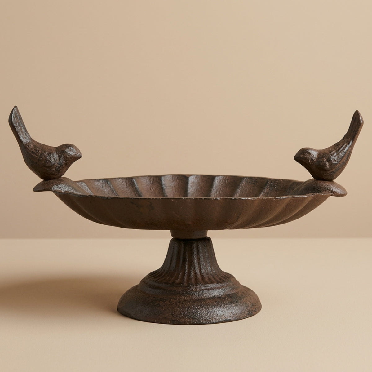 Cast Iron Bird Bath - Bird Feeder for Garden Birds