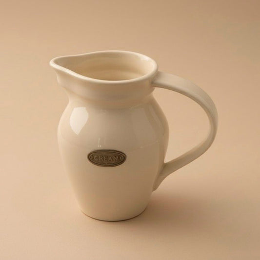 Vintage Style Milk Jug and Breakfast Cream Jug - Rustic Kitchen Decor
