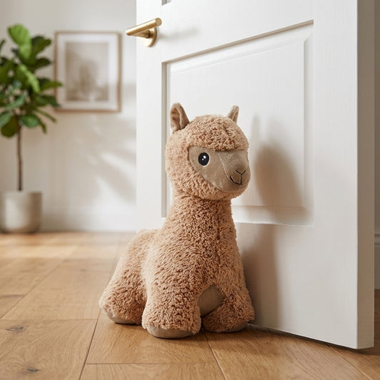 Brown Alpaca Door Stop and Alpaca Gift