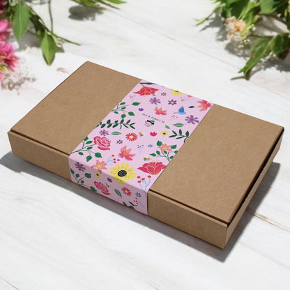 Bath Flower Gift Set for Her - Floral Bath Bomb Gift Set